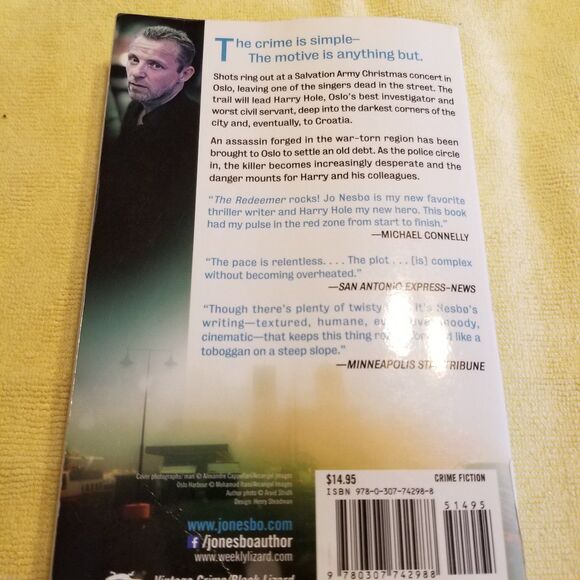 The Redeemer by Jo Nesbo paperback book - Picture 3 of 6